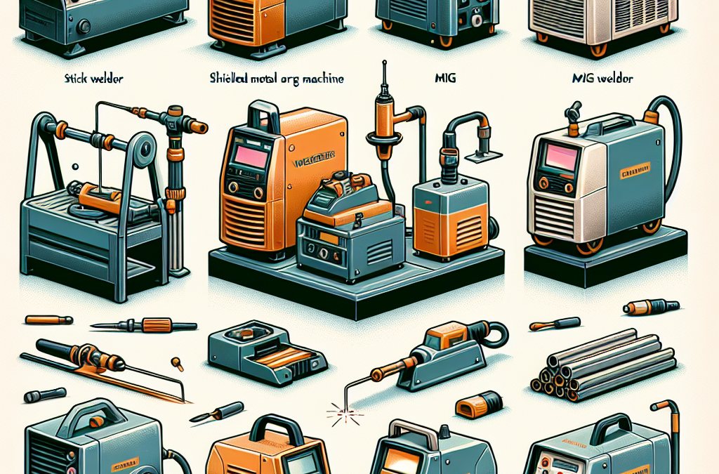 What welding machines are provided?