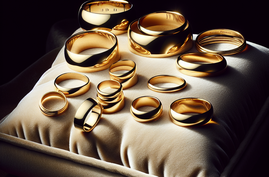 Why are plain gold bands still popular today?