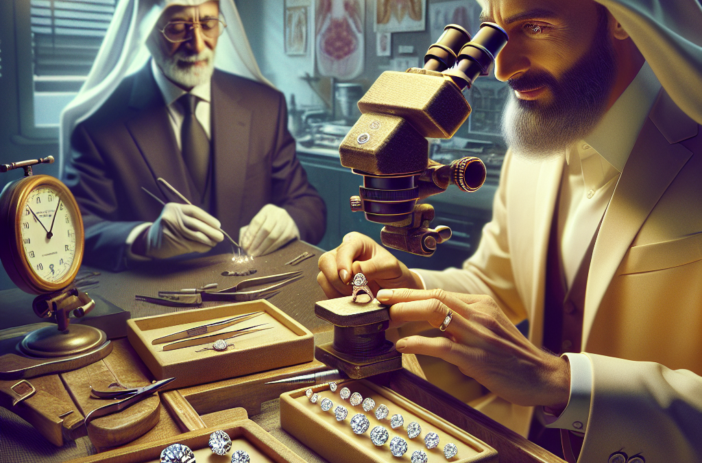 How do jewelers achieve symmetry between side stones and center stones?