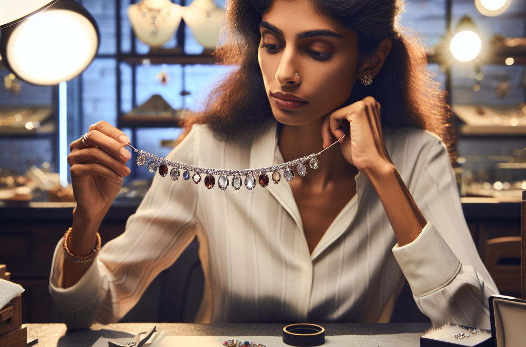 How do jewelers balance aesthetic symmetry and wearability in one-of-a-kind creations?