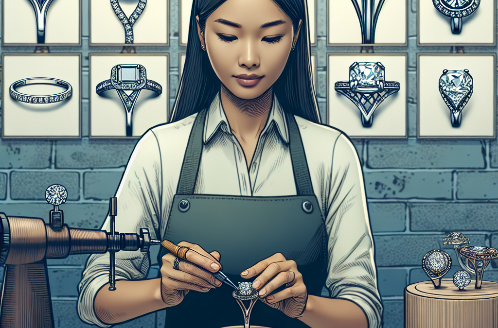 How do jewelers balance modern cuts with vintage-inspired engagement ring settings?