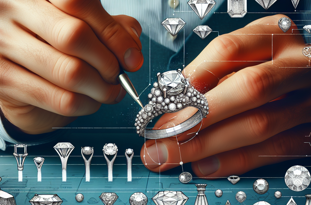 How do jewelers integrate mixed diamond shapes into a single wedding band?