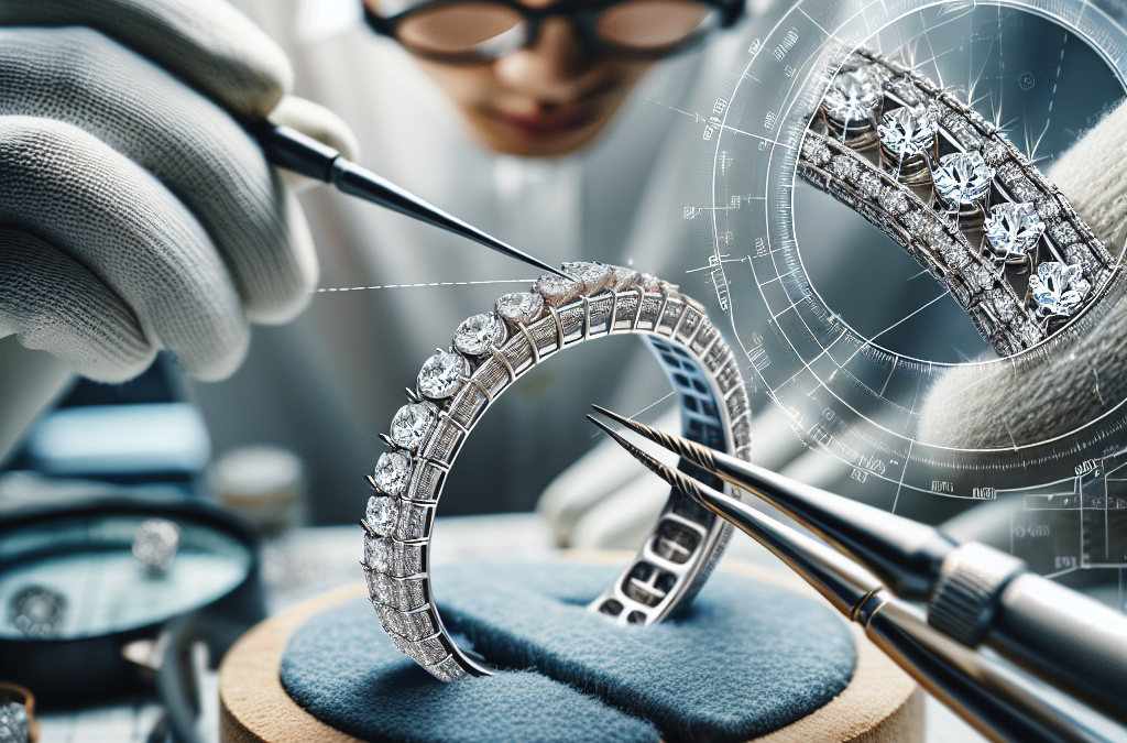 What advanced techniques prevent diamond loosening in eternity bands?
